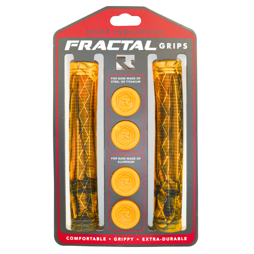 Fractal Grips - Orange/Black