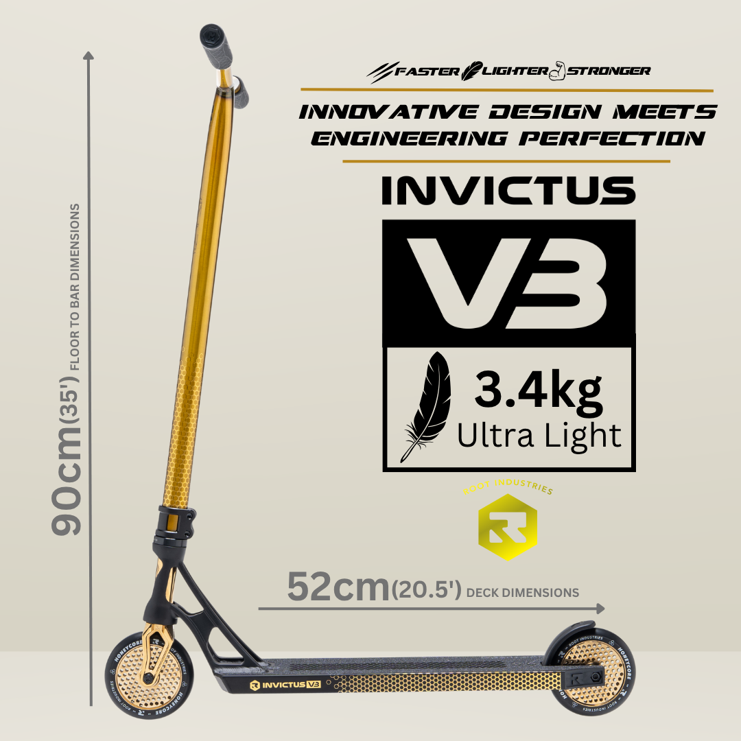 Invictus v3 Scooter - Burnt Gold