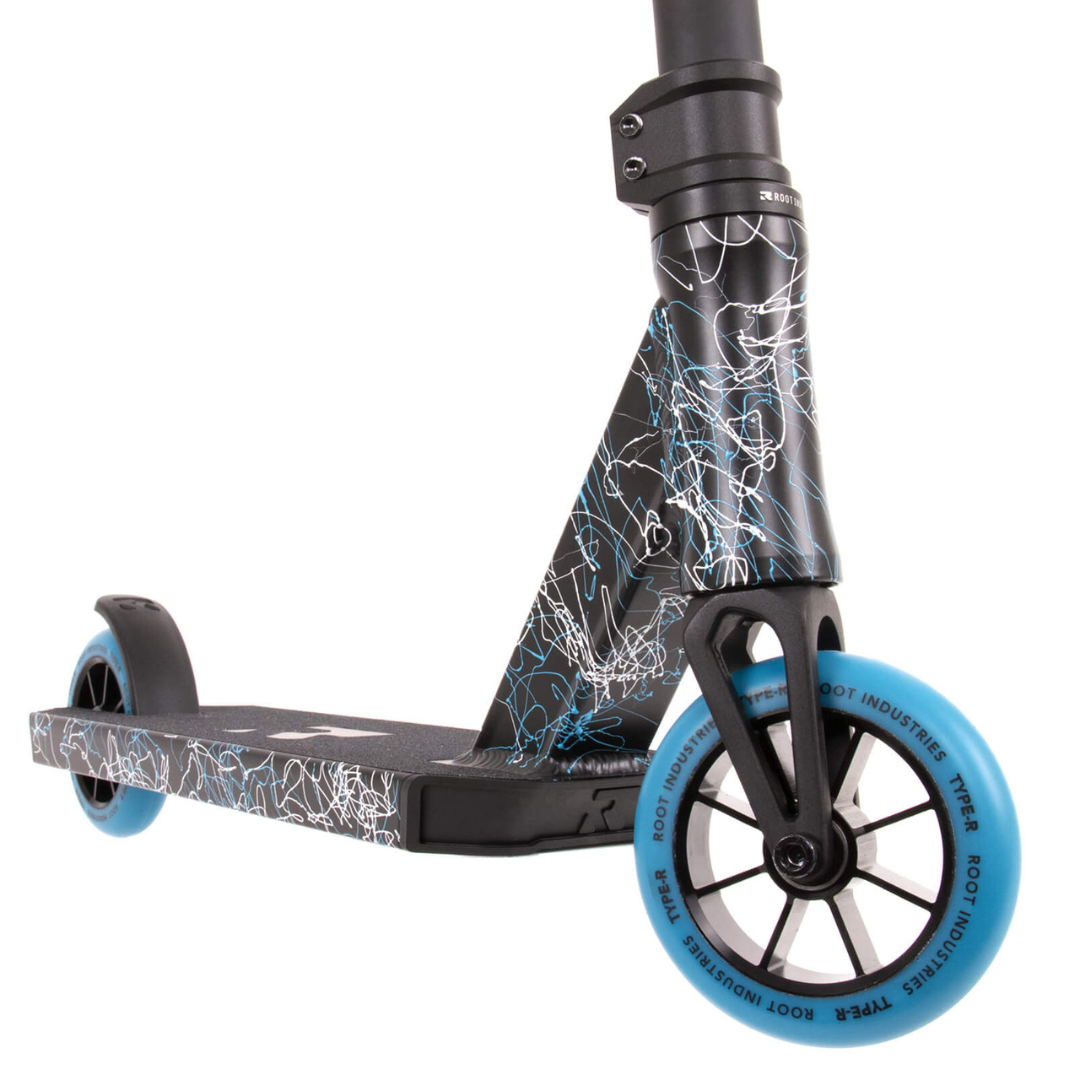 Type R Mini Scooter - Blue Splatter