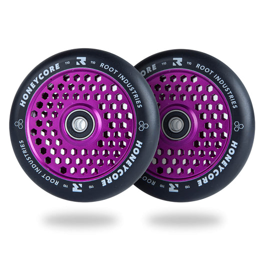 HoneyCore 110mm Wheels - Black/Purple