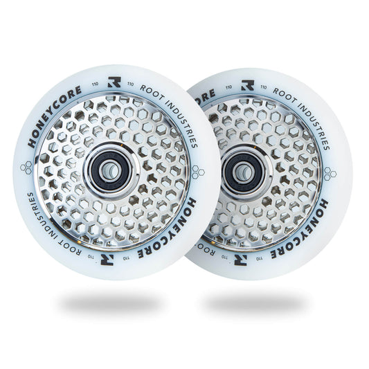HoneyCore 110mm Wheels - White/Mirror