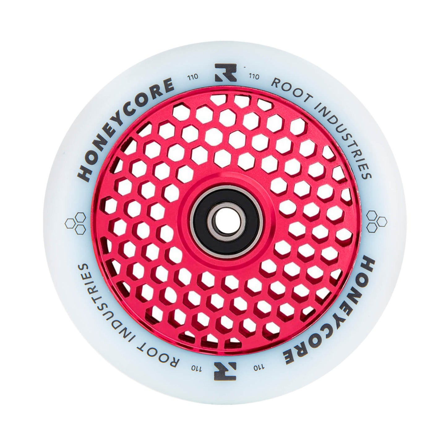 HoneyCore 110mm Wheels - White/Red