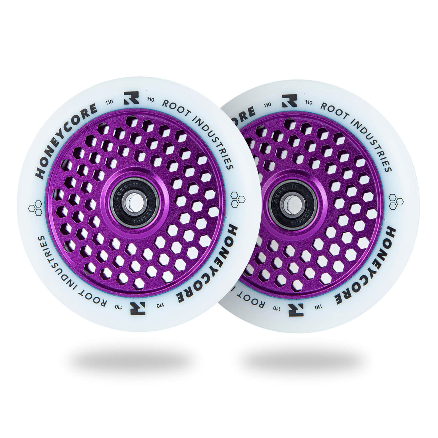 HoneyCore 110mm Wheels - White/Purple