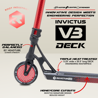 Invictus v3 Scooter - Burnt Red
