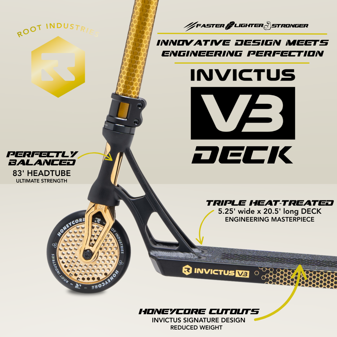 Invictus v3 Scooter - Burnt Gold