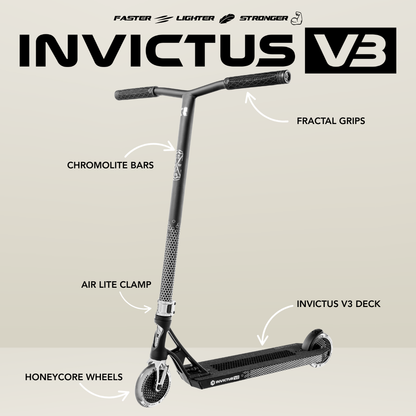Invictus v3 Scooter - Black Mirror