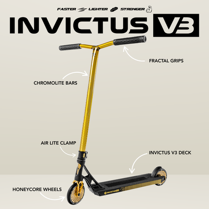 Invictus v3 Scooter - Burnt Gold