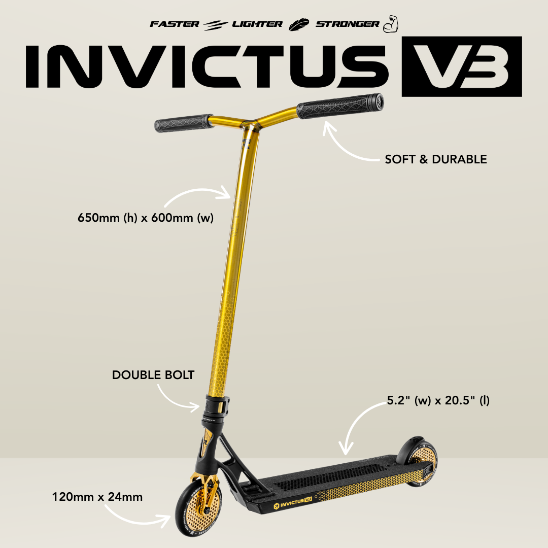Invictus v3 Scooter - Burnt Gold