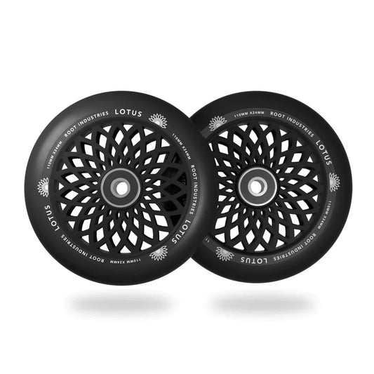 Lotus 110mm Wheels - Black/Black