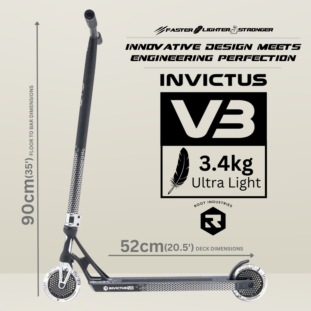 Invictus v3 Scooter - Black Mirror
