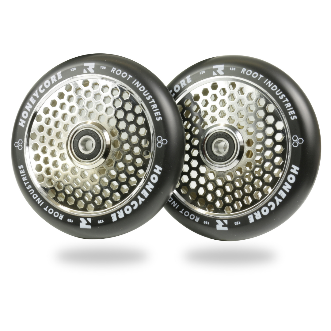 HoneyCore 120mm Wheels - Black/Mirror