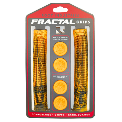 Fractal Grips - Orange/Black