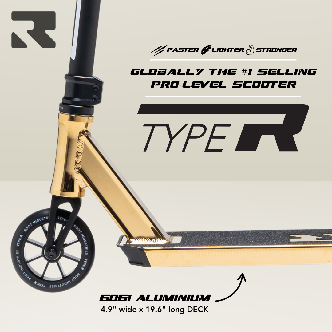 Type R Pro Scooter - Gold Rush – Root Industries